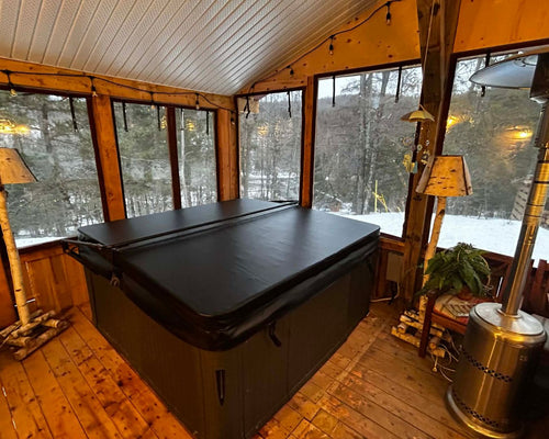 Couvert de spa Noir Standard