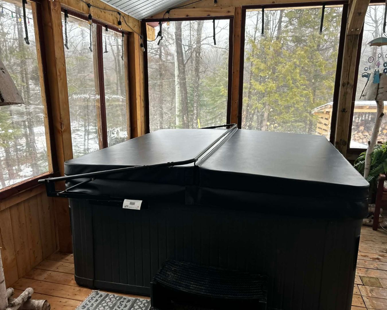 Couvert de spa Noir Standard